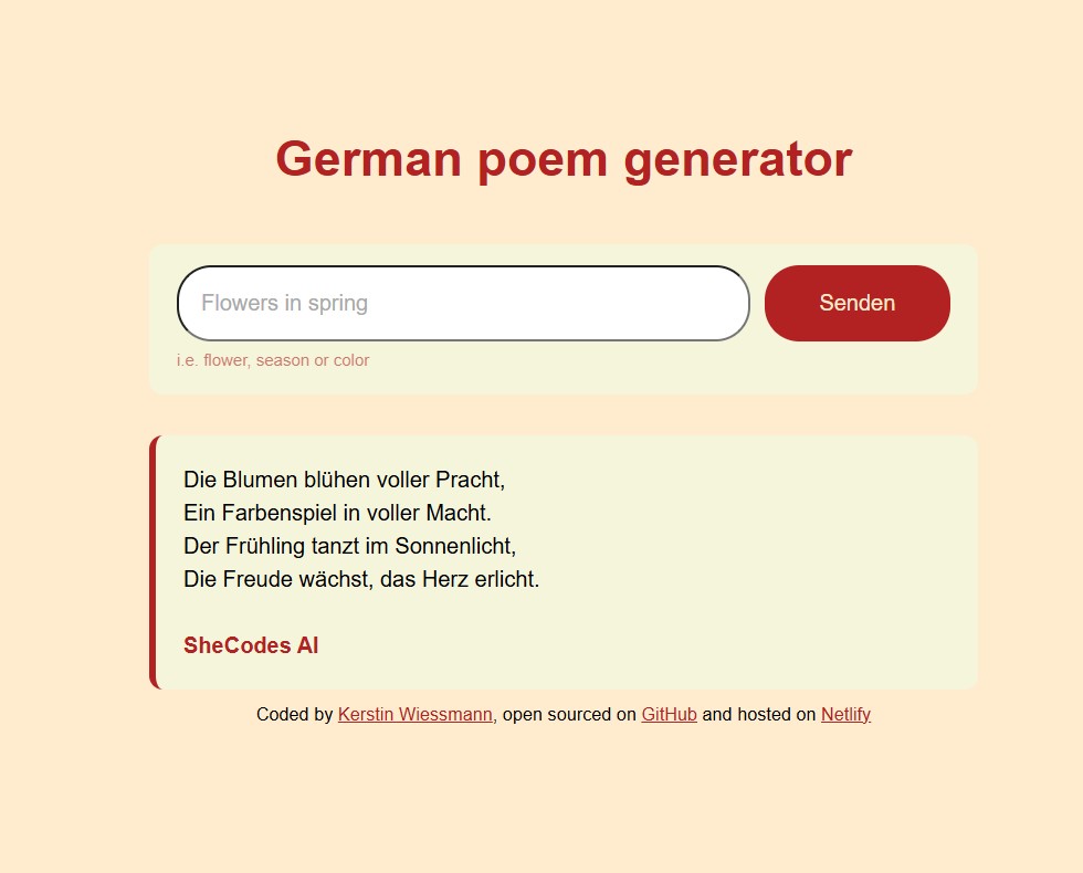 Poem-app preview