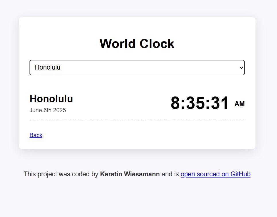 Worldclock-app preview